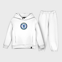 Детский костюм оверсайз Chelsea fc sport, цвет: белый