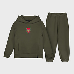 Детский костюм оверсайз Arsenal fc sport club, цвет: хаки