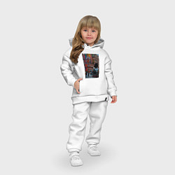 Детский костюм оверсайз MoMo - Лондон, цвет: белый — фото 2