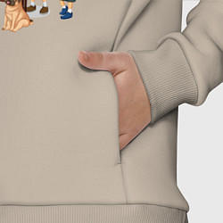 Детский костюм оверсайз Многодетная семья, цвет: миндальный — фото 2