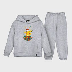 Детский костюм оверсайз Новогодний пика-пика, цвет: меланж