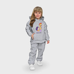 Детский костюм оверсайз Римская Твайлайт Спаркл, цвет: меланж — фото 2