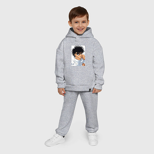 Детский костюм оверсайз Иппо Боксер / Меланж – фото 4