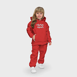 Детский костюм оверсайз Сотрудник месяца - Офисные игры, цвет: красный — фото 2