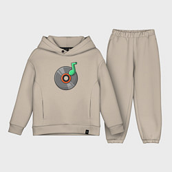 Детский костюм оверсайз Vinyl music