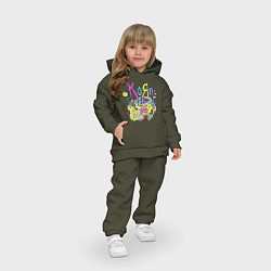 Детский костюм оверсайз Korn - childs, цвет: хаки — фото 2