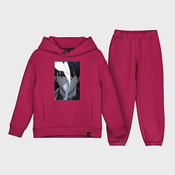 Детский костюм оверсайз Всеведущий читатель Ким Докча и Ю Чжун Хек, цвет: маджента