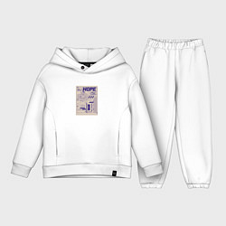 Детский костюм оверсайз J-Hope - Jack in the box Y2K, цвет: белый