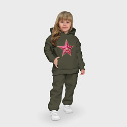 Детский костюм оверсайз Класна Звезда, цвет: хаки — фото 2