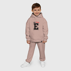 Детский костюм оверсайз Елена человек с большой буквы, цвет: пыльно-розовый — фото 2