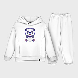 Детский костюм оверсайз Удивлённая панда