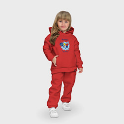 Детский костюм оверсайз Падел теннис, цвет: красный — фото 2