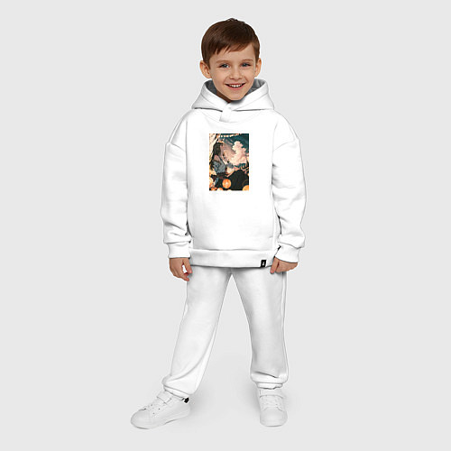 Детский костюм оверсайз Волчица и пряности Холо / Белый – фото 4