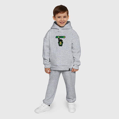 Детский костюм оверсайз Avocardio / Меланж – фото 4