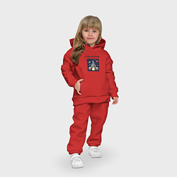 Детский костюм оверсайз Across the Universe for ever, цвет: красный — фото 2