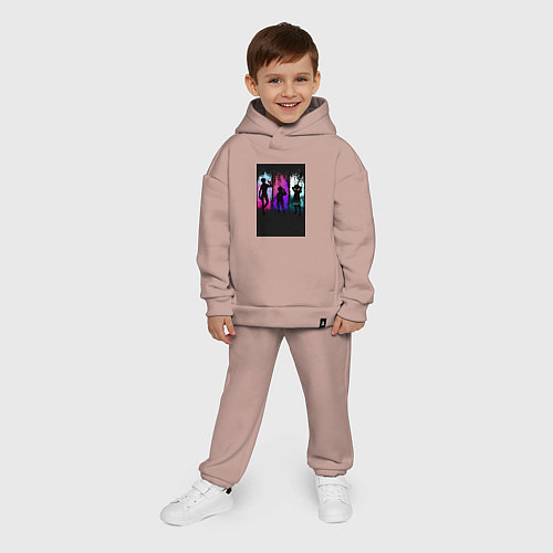 Детский костюм оверсайз Семь смертных грехов Кинг / Пыльно-розовый – фото 4