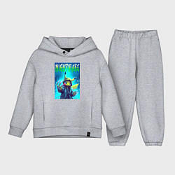 Детский костюм оверсайз Pikachu - nightmare ai art fantasy, цвет: меланж