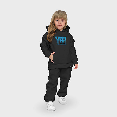 Детский костюм оверсайз Jey Uso yeet wwe / Черный – фото 3