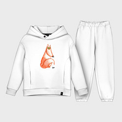 Детский костюм оверсайз Редкой хитрости дама, цвет: белый