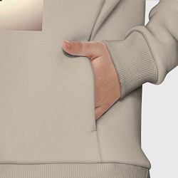 Детский костюм оверсайз Honda nsx автомобиль, цвет: миндальный — фото 2