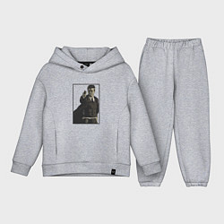 Детский костюм оверсайз Что в коробке Brad Pitt, цвет: меланж