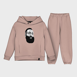 Детский костюм оверсайз James Harden, цвет: пыльно-розовый
