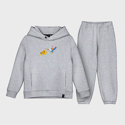 Детский костюм оверсайз Simba и попуг Зазу - The Lion King, цвет: меланж