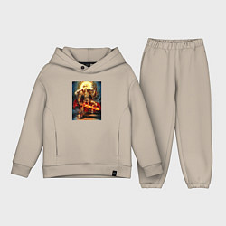 Детский костюм оверсайз Empire of Humanity - Warhammer 40k, цвет: миндальный