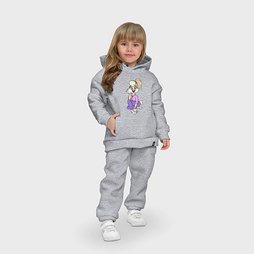 Детский костюм оверсайз Lola Bunny / Меланж – фото 3