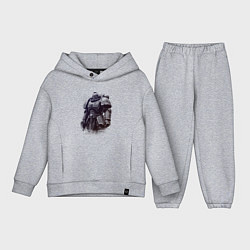 Детский костюм оверсайз Космодесантник после битвы, цвет: меланж