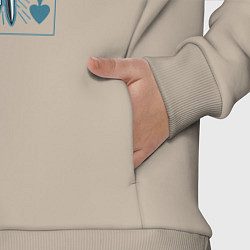 Детский костюм оверсайз Игральная карта со скелетом рыцарем, цвет: миндальный — фото 2