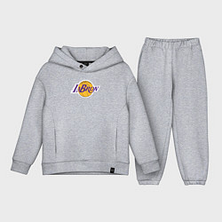 Детский костюм оверсайз LaBron Lakers, цвет: меланж