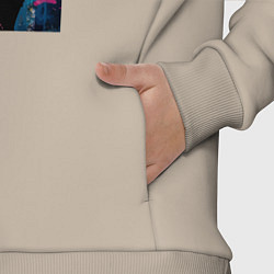 Детский костюм оверсайз Cute monkey, цвет: миндальный — фото 2