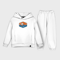 Детский костюм оверсайз Кораблик в океане