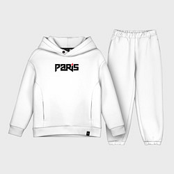 Детский костюм оверсайз City Paris, цвет: белый