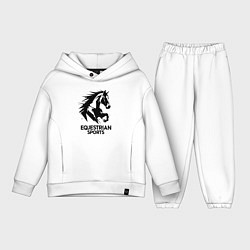 Детский костюм оверсайз Конный спорт динамичный скакун