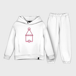 Детский костюм оверсайз Стиль игры в кальмара