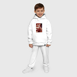 Детский костюм оверсайз Чемпион Рокки, цвет: белый — фото 2