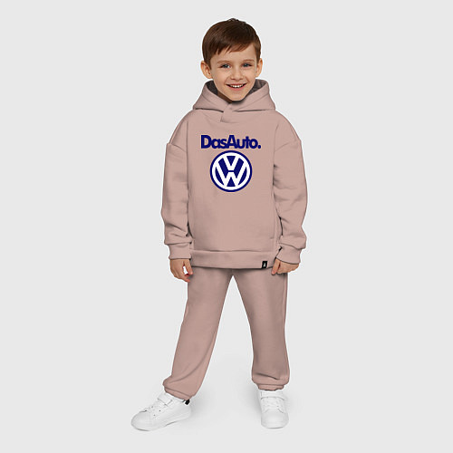 Детский костюм оверсайз Volkswagen Das Auto / Пыльно-розовый – фото 4