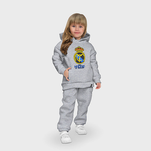 Детский костюм оверсайз Real Madrid / Меланж – фото 3