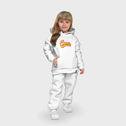 Детский костюм оверсайз Чирлидер, цвет: белый — фото 2