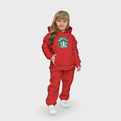 Детский костюм оверсайз Rigellian Coffee, цвет: красный — фото 2