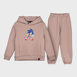 Детский костюм оверсайз Sonic the Hedgehog, цвет: пыльно-розовый