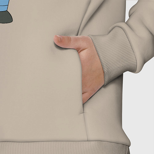 Детский костюм оверсайз D'oh mood / Миндальный – фото 3