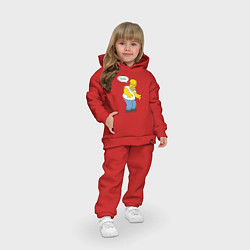 Детский костюм оверсайз D'oh mood, цвет: красный — фото 2