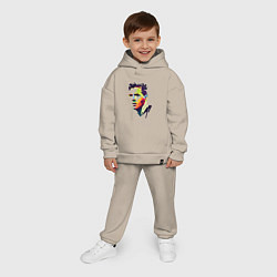 Детский костюм оверсайз Lionel Messi: fun-art, цвет: миндальный — фото 2