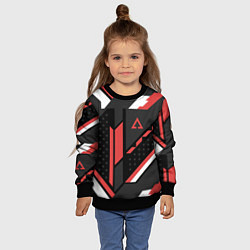Свитшот детский CS:GO Cyrex Pattern, цвет: 3D-черный — фото 2