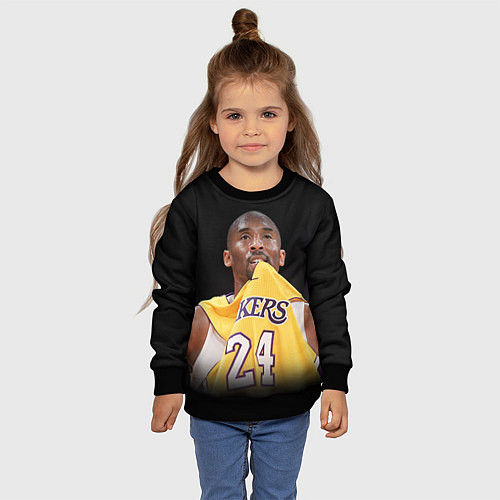 Детский свитшот Kobe Bryant / 3D-Черный – фото 4