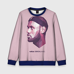 Свитшот детский LeBron James: Poly Violet, цвет: 3D-синий