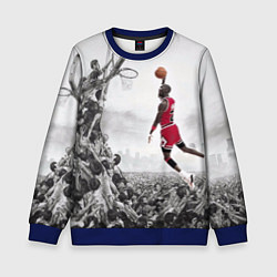 Свитшот детский Michael Jordan NBA, цвет: 3D-синий